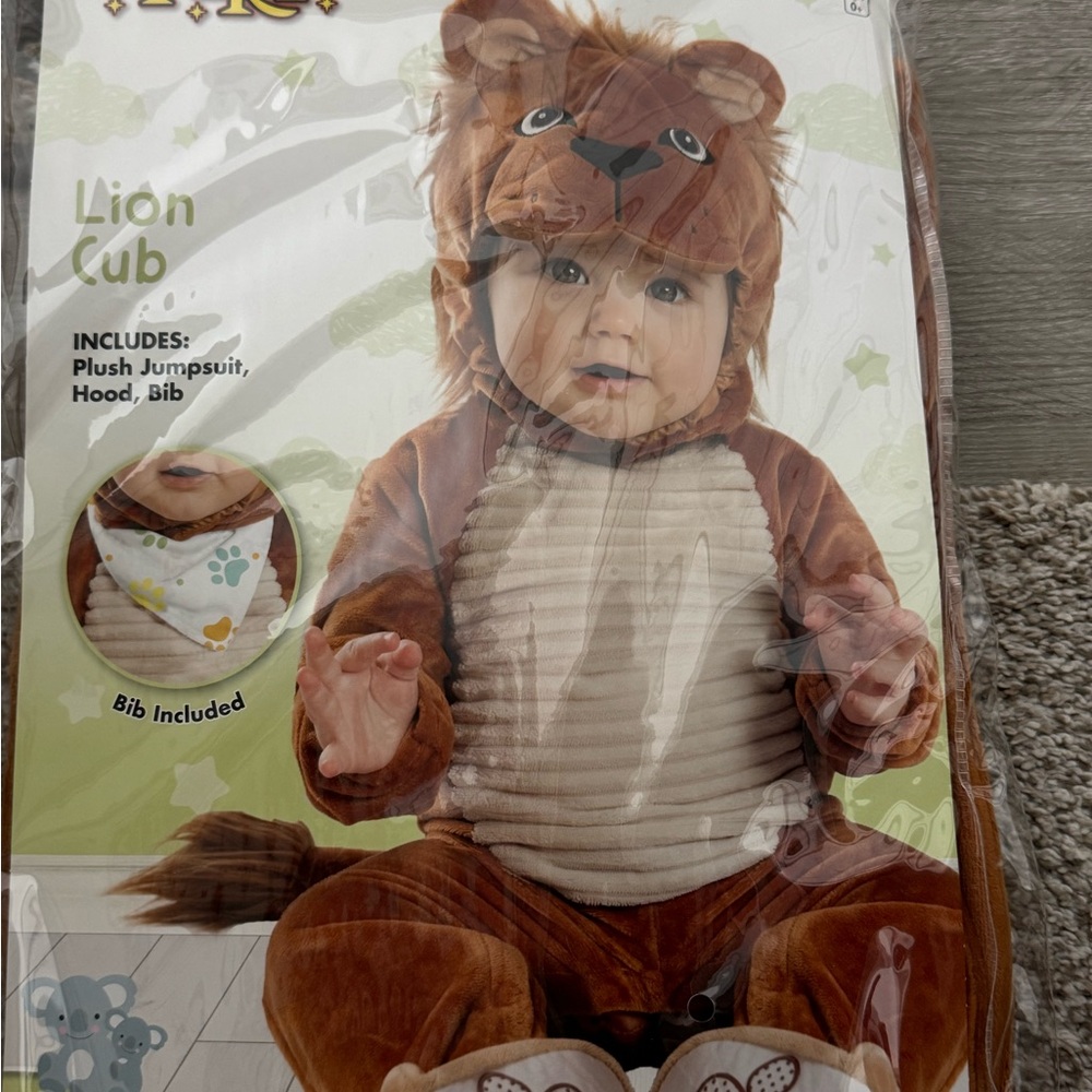 Spirit Lion Cub Costume - Brown and Cream
